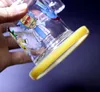 만화 유리 물 봉 담즙 담즙 담배 담배 14mm 뱅커를 가진 두꺼운 DAB 장비 오일 버너 흡연 파이프