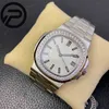 PPF 3K 5711 8mm Fabryka CAL324C Luksusowe maszyny do nurkowania Watch V4 Wersja 40 mm 324SC Wodoodporna marka Diamond Pp YNF8