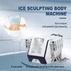 Kryolipolyse-Pads-Maschine, Fettgefrieren, kein Vakuum, Eisskulpturenausrüstung, 8 Stück Kryoplatten, Kryotherapie, Cellulite-Reduktion, kühles Körperformungsgerät zu verkaufen