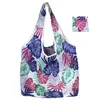 Foldable Shopping Bag Large Food Bag Reusable Eco Bags For Grocery Beach Toy Storage Women's Stock Shoulder Tote Pouch YSJY04