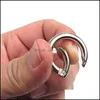 Craft Tools Metal Spring Clasps O Ring Openable Round Carabiner Keychain Bag Clip Hook Dog Chain Buckle Connector For Diy Jewelry Ma Dhcrr