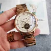 Top Flywheel Mens Watches Super Brand Luxury Multifunction Wristwatch Torque Waterproof High Quality Timepiece Male UNNA