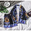 Pijama de roupas étnicas masculino yukata homem verão boho kimonos shorts de praia terno haori roupas asiáticas kimono cardigan japonês manto sexy sexy