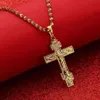 Collana con pendente eterno della chiesa cristiana ortodossa russa Russia Grecia Ucraina Gioielli G1213253S3079583