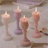 Bougies Ins Tip chandelier bougies parfumées pour la maison décoration de fête de mariage Po accessoires cadeaux créatifs livraison directe jardin Dhs9Y