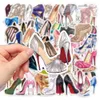 50PCS/Lot Skateboard Stickers High Heels Shoes For Car Laptop Ipad Bicycle Motorcycle Helmet PS4 Phone Kids Toys DIY Decals Pvc Suitcase Sticker