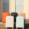 Koffer Reisekoffer auf stummen Universalrädern ABS PC Rollgepäckset 20 Zoll Tragetasche Kosmetiktasche Reißverschluss Gepäcktaschen Koffer