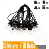 سلاسل 10 م/15 م/23M LED Fairy String Light