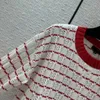 Dames truien designer merk dezelfde stijl 2023 nieuwe veer o nek lange mouw print high -end jacquard pullovers trui z3kd