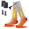 Skarpetki sportowe 2022 Elektryczne podgrzewane stóp bagażników cieplejsze USB ładowalne podgrzewanie stóp przeciwdolmowy sport zimowy
