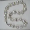 Chains NATURE FRESHWATER Baroque PEARL NECKLACE-big Pearls-nature Colors