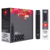 Authentic Vapen Makro verfügbar E-Zigaretten 2000 Puffs Vape Stift 6ml vorgefüllte vertikale Spulenschotenpatrone 850mAh Batterie Bottom Luflow Vaporizer 12 Geschmacksrichtungen