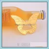 Abridores Butterfly Beer Bottle abridor de casamento Favor Favor de noivado de noivado Favors Favores de eventos Aniversário de aniversário Gretos de aniversário SU DH6J9