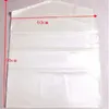 Clothing Storage 2022 Style 20pcs/Lot Plastic Transparent Dust Cover Garment Of Clothes Hanging Pocket Bag Wardrobe