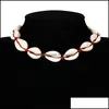 Chokers Natural Shell Necklace Chokers Sieraden Vrouwen mode dames cadeau drop levering kettingen hangers dh1bw