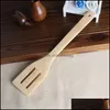 Cooking Utensils Natural Bamboo Soup Spoon 6 Styles Wooden Color Kitchen Spata Non Stick Cooking Shovels Utensils Selling 1 3Zl E19 Dhwyq