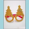 Décorations de Noël 2021 Bonne année Lunettes de Noël 40 styles Festival Décoration de fête Enfants Adt Po Props Glitter Lunettes Dhlgx