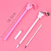 Stylos Gel 20 pièces/lot Kawaii chat cochon lapin souris mignon Animal stylo à encre noire étudiant école papeterie fournitures de bureau cadeau 221118