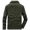 Männer Jacken Große größe Bis 8XL Dicke Warme Winter Military Fleece Lose Cargo jacken Männliche Baumwolle Casual Air Force flug Jacke männer kleidung 221117