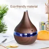 Najlepsze nawilżacze 300 ml USB Elektryczne zapach powietrza dyfuzor drewna ultradźwiękowy olej eteryczny aromaterapia aromaterapia fajna mgły do ​​domu