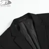Erkekler Blazers Jacketpantsvest Düğün Erkekler için 3 PCS Set resmi takım elbise iş toplantıları özel yapım siyah 221118