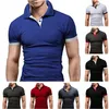 New Casual Polos Shirts Mens Top Tee Stylish Design Short Sleeve Outdoor Man Clothing Hip-hop Top Tees S-5XL