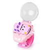 s Mini Cartoon RC Small Car Analog Watch Remote Control Cute Infrared Sensing Model Batteryed Toys For Children Gifts 220815277h