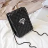 Factory 80% Off Clearance Wholesale Women's Small Bag Version Wild One Shoulder Messenger Chain Soft Leather Mini Phone