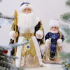 クリスマスの装飾35cm 50cmサンタクロースドールズキャンディバケツボックスおもちゃ装飾スノーガールドールバースデーギフトキッズナビダッド装飾装飾221117