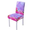 Chair Covers 3D Digital Print Spandex Cover For Dining Room Flower Butterfly Chairs Living Office Decoration