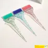 Profesyonel Boya Fırçası Plastik Kristal Boyama Aplikatörü Fırçalık Berber Araçları Salon Stil Aksesuarları