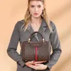 Omuz çantaları 2021 Tasarımcı Lüks Çantalar Kadın Müşteriler Yüksek Kapasiteli Tote Klasik Boston Çanta Basit Üst Sap.