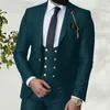 Herrenanzüge Blazer Kostüm Homme Italienisch Business Slim Fit 3 Stück Königsblau Bräutigam Prom Smoking Trauzeugen Blazer für Hochzeit 221118