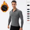 Ropa interior térmica para hombres fanceey thermo winter hombres largos