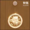 Christmas Decorations 16Cm Christmas Led Lights Decoration For Homes Tree Santa Claus Snowflake Elk Bell Pattern Wall Decor Festival Dhh9S