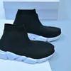 Tasarımcı çocuk ayakkabıları Gündelik slaytlar Çorap Platformu Siyah gençlik Çocuk bebekler erkek kızlar Speedy Speed Eğitmenler Runner yürümeye başlayan Sneaker yüksek SuftV#