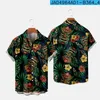 M￤ns casual skjortor corduroy m￤n blommig ￤rm l￥ng knapp ner skjortan herr tryckt hawaiian kort dam tee monterad topp