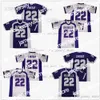 Maglie da calcio Film Saquon Barkley Hall Zephyrs High School Maglie design personalizzato fai-da-te Maglia da calcio cucita