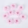 50 PCS 4CM 1.5 "Petite Fleur De Tissu En Mousseline De Soie Pour Accessoires De Cheveux Fleurs De Cheveux Artificiels Pour La Robe De Mariage Bouquet Décoration 2625 E3