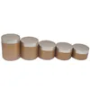 Lege verpakking Plastic fles Cream Jar Gold deksel Roségoud en zilveren deksel 100 g 120 g 150 g 200g 250 g draagbare verpakking Refilleerbare container Cosmetica