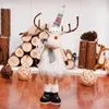 Decorazioni natalizie Retrattile Natale Renna Bambola decorazione natalizia Navidad Figurine Anno Alce Giocattoli Regalo per bambini Ornamenti per alberi 221117