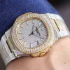 Movement and Zircon Bodafili Stars Crystal Nautilus Imported Swiss Watch Sapphire Mirror Leisure Elegant 7kax X5DB