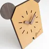 Relojes de pared, reloj para sala de estar, estilo nórdico, moda, madera maciza, restauración, formas antiguas, muebles modernos silenciosos, mesa