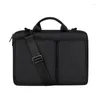 Briefcases Waterproof Shockproof Laptop Bag Briefcase Men Women Shoulder Tote Crossbody Travel Office Business Document Storage Pouch E504