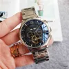 Top Flywheel Mens Watches Super Brand Luxury Multifunction Wristwatch Torque Waterproof High Quality Timepiece Male UNNA