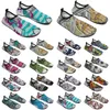 Hommes femmes chaussures personnalisées bricolage chaussure d'eau mode personnalisé sneaker multicolore 161 hommes formateurs de sport de plein air