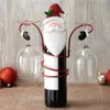 Porte-bouteilles de table porte-bouteilles de noël porte-verre support de vacances pour bureau deux verres présentoir rouge cadeau 221118