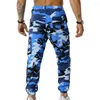 Pantaloni da uomo Pantaloni da jogging alla moda Pantaloni sportivi da uomo Camouflage Loose Fit allacciati alla caviglia Cargo Streetwear