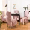 Chair Covers Spandex Seat Stretch Dinner Table Living Room Home Decor Bar Office Pedicure Fluffy Cover For