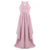 Mädchenkleider Oyolan Chiffon Teenager Kinder Mädchen Hochzeit Langes Mädchen Elegante Prinzessin Party Festzug Formelle Teenager Kinderkleidung 221118